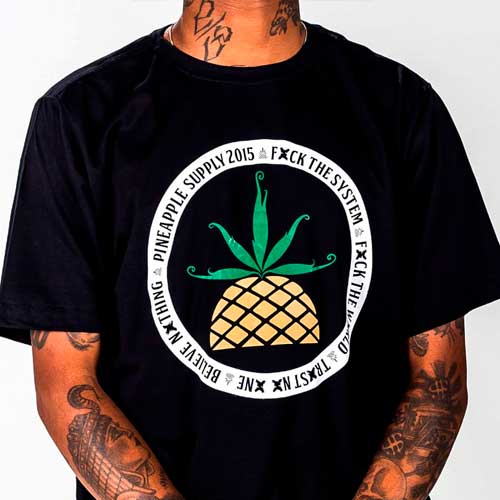 Camisa Pineapple Black Logo